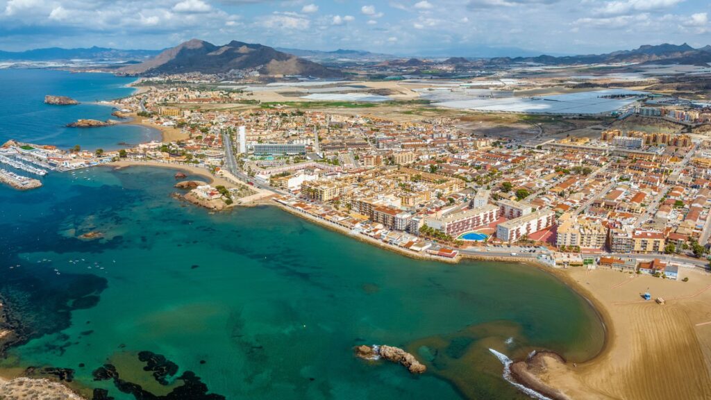 Vista aérea inmobiliaria en Murcia